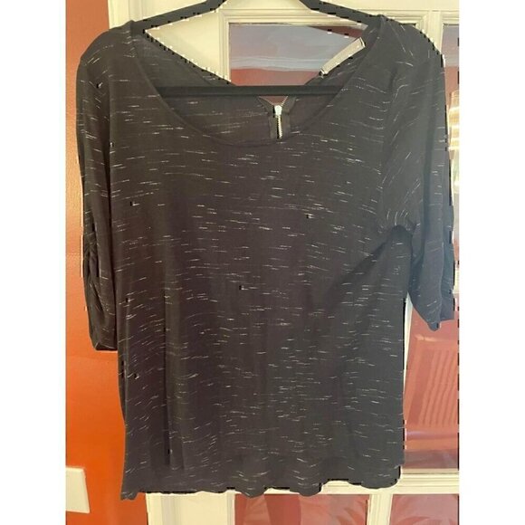 Olivia Moon Zipper Back Top Large - Picture 3 of 7